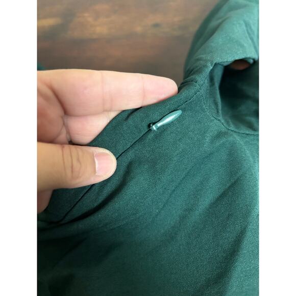 Miusol Green Fit & Flare Midi Dress 2XL NWT | Vintage-Inspired V-Neck Cocktail - Picture 7 of 8